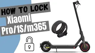 How to Safely Lock Xiaomi Essential/1s/m365/Pro1/Pro2🛴🔐