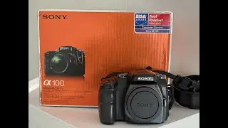 Sony Alfa 100 con ottiche Minolta