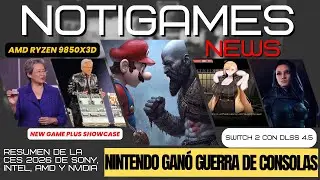 NINTENDO GAN&Oacute; LA GUERRA DE CONSOLAS + SWITCH 2 CON DLSS 4.5 | RESUMEN DE LA CES 2026 | AMD 9850X3D