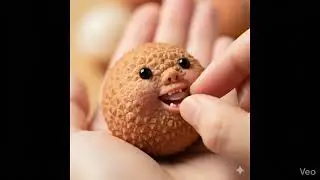 Title: Cute Lychee Baby Khana Kha Raha Hai! 🍎👶 | Satisfying Animation