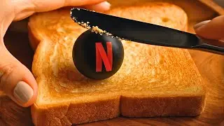 Spreading Popular App Logo On Bread Toast | Oddly Satisfying AI ASMR