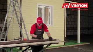 Подшив карниза софитом и карнизной доской Vinilon