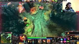 Dota 2 - ahotiK plays a crazy game with close ending