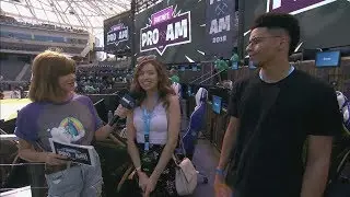 Myth and Pokimane Interview At E3 Fortnite Pro Am Tournament