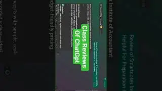 ChatGpt Review Of Smartnotes Institute Of Accountant | From Source Of Youtube, Google, Social Media