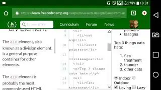 Basic HTML and HTML5 part25: Nest Many Elements within a Single div Element