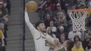 Jamal Murray POSTER Dunk on DJ Wilson