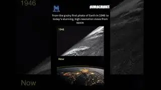 1946 vs 2026: Earth From Space 🤯 #Shorts