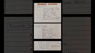 Managerial Economics: Meaning and Definition in 10 seconds . What is managerial Economics? #ME