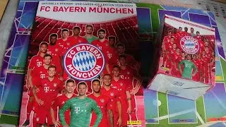 1 Display Fc Bayern M&uuml;nchen Sticker+Karten,Album Unboxing!!!