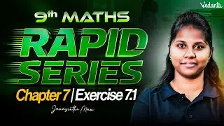 9th Maths | Chapter 7 Exercise 7.1 | Rapid Series | TN State Board | Janasruthi Ma'am