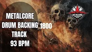 93 BPM Metalcore Drum Track &ndash; Slow and Heavy Groove for Breakdown Practice