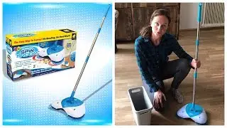 Чудо-веник Hurricane Spin Broom для уборки обзор / Механический веник