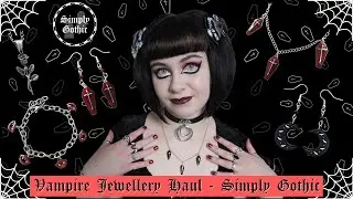 SIMPLY GOTHIC VAMPIRE JEWELLERY COLLECTION - GOTH ALTERNATIVE JEWELLERY - GOTH ON A BUDGET