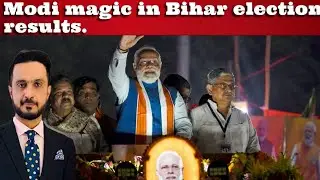 Modi magic in Bihar election results.