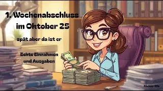 🧮💶 1. Wochenabschluss im Oktober 25 💶🧮  #wochenabschluss #budget #finanzen