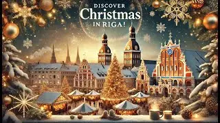 Experience the magic of Christmas in Riga, Latvia! 🌟