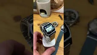 Casio A158WE, digital wrist Watch with real natural diamonds,iced out casios, every rapper wet dream