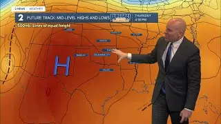 The heat will build through the end of the week