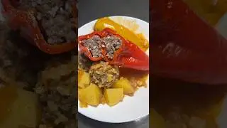 Our meal today: stuffed peppers ✅ #delicious #rezept #waskocheichheute #paprica#kochenmitliebe
