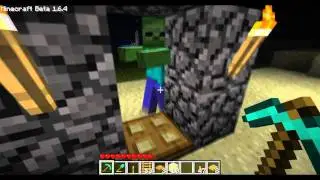 Minecraft - One way passage using trap doors (1.6)