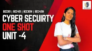 Cyber Security Unit-4 🔐 | One Shot Crash Course 💥 | BCC301/BCC401 Explained Easily !