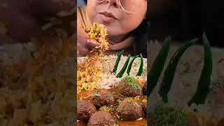 SPICY CHANA KOFTA CURRY #food #mukbang #indianmukbangshow #eatingsounds #eating #eatsounds #foodie