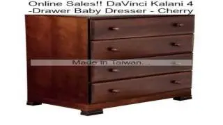 DaVinci Kalani 4 -Drawer Baby Dresser - Cherry Review