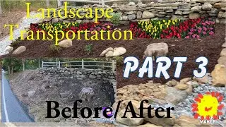 Landscape Transformation: PART 3 - Planting/Mulching on a Hill/Slope. 500 Tulips Bulbs. #DYI #Kioti