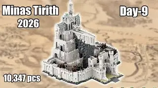 LEGO Minas Tirith 2026: [10,347 Pieces] l Day 9