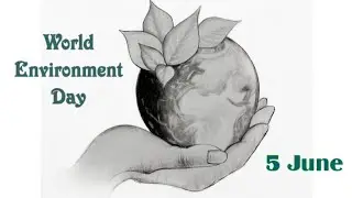 World Environment Day Drawing 2021||5 JUNE | Time 4 Nature |विश्व पर्यावरण दिवस #shorts #ytshorts