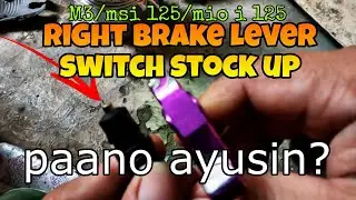 HOW TO FIX RIGHT BRAKE LEVER SWITCH NOT WORKING / PAANO AYUSIN ANG BRAKE LEVER SWITCH