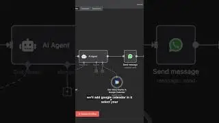 How to Create a WhatsApp Bot for Google Calendar Using n8n #automation  #aitools #n8n  #whatsappbot