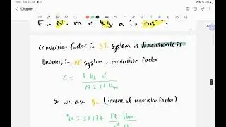 هندسة كيمياوية مرحلة اولى- مبادئ مراجعة سريعة الفصل الاول الوحدات الأبعاد و التحويلات Quick Revision