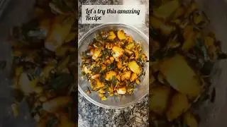 Spring onion potato recipe 😋😍          #shortvideo #trending #asmr #food #viral #youtubeshorts