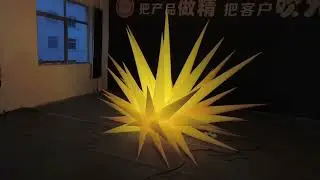 Custom Digital Inflatables Balloon yellow Star for #Stagedesign #AdvertisingInflatable Decoration