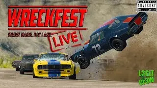 🔴 Wreckfest - LIVE - PS4 - Drive Hard Die Last - Wreckfest Choas !?!