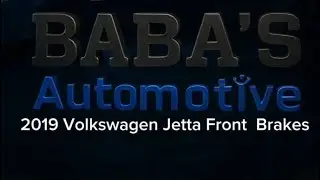 2019 Volkswagen Jetta Front Brake replacement 