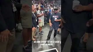 Ice Cube Arrives at the Big 3 game in Dallas