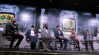 iCodeRobots 8 year old CEO attends UKBlackTech Launch at Bloomberg with Julian Hall