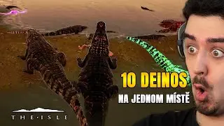 KRM&Iacute;ME CEL&Eacute; JEZERO!  - THE ISLE (DEINO RUN - PART 2)