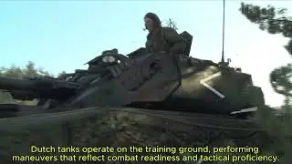 NATO Bison Drawsko: Dutch Troops & Tanks Training in Poland | Multinational Military Exercise 2017
