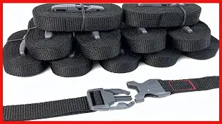 Wake Cover Tie Down Straps   12 Pack