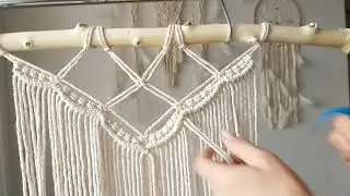 Makrome Duvar Süsü Yapımı (Kolay)