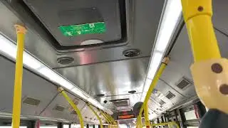 riding on golden dragon XML6125CC DB route 5 in ofakim (Voith Slow idle)