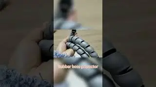 PP plastic spiral flexible hose spiral hose guard hose protector #machine #factor