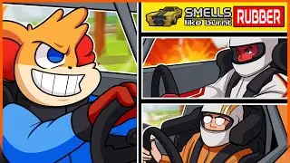 WHO IS THE FASTEST OF US ALL!?!??! [SMELLS LIKE BURNT RUBBER] w/Cartoonz & Kyle