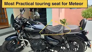 RE Meteor 350 : &ldquo;Cheapest Touring Seat 🔥 lelo turant ✅Long Rides Without Pain 🔥