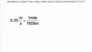 unit conversion physics problem solved