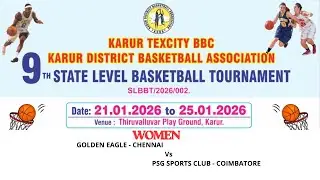 GOLDEN  EAGLE - CHENNAI Vs PSG SPORTS CLUB - COIMBATORE